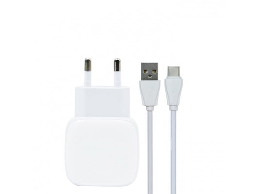 Cargador Pared 3A PD 20W (USB-C)+ QC3.0 LDNIO A2313C