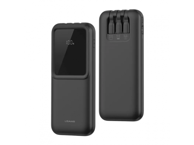 Power Bank CD194 10000mAh Con Cables y Pantalla LCD USAMS