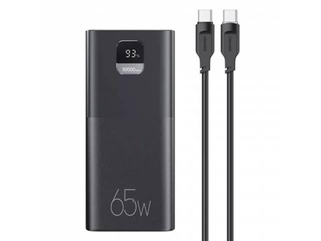 Power Bank USAMS 30.000mAh - Carga Rápida 65W