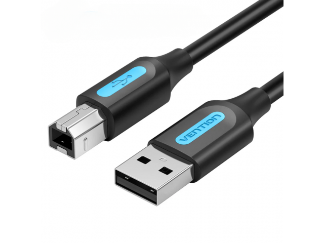 Cable de Impresora USB-A 2.0 a USB-B Macho/Macho / 1.5M / Negro VAS-A16-B150 Vention