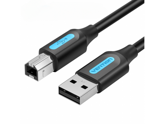 Cable de Impresora USB-A 2.0 a USB-B Macho/Macho / 1.5M / Negro VAS-A16-B150 Vention