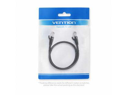 Cable de Red Cat.6 UTP / Negro / Vention