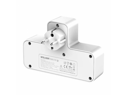 Cargador Pared c/2 Enchufes Dual QC3.0+USB PD Blanco LDNIO SC2337