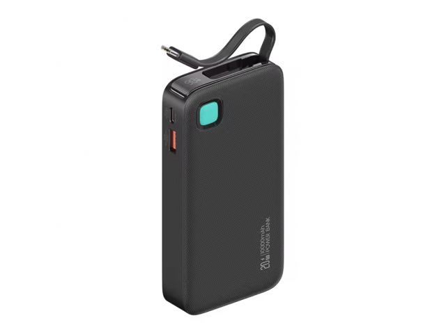 Power Bank USAMS Cable Retráctil - Carga Rápida PD20W