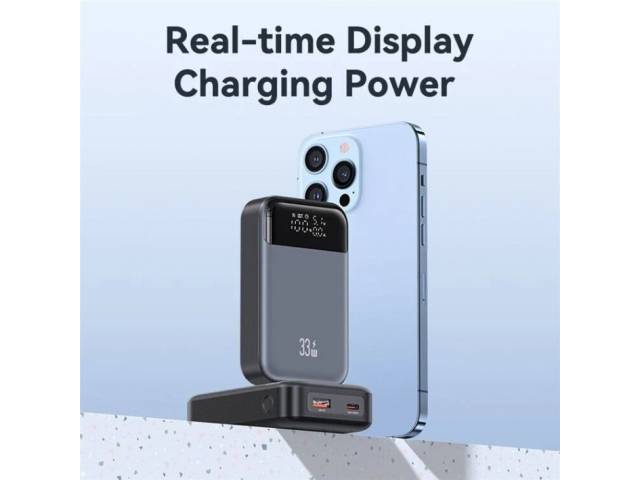 Power Bank USAMS 10.000mAh - Carga Rápida 33W
