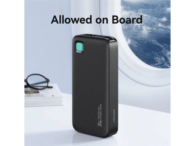 Power Bank USAMS Cable Retráctil - Carga Rápida PD20W