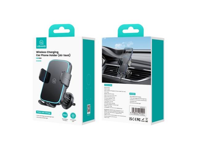 Cargador de Auto USAMS CD230 - Carga Rápida Magnética
