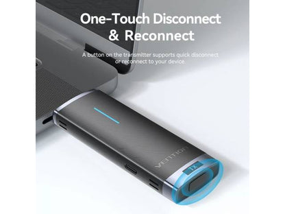 Transmisor y Receptor HDMI Inalámbrico Negro ADCB0 Vention