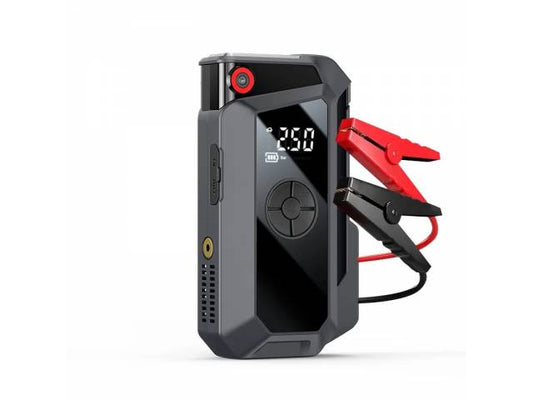 Arrancador para Auto 12V c/Compresor 60W Power Bank Luz LED 8.000mAh ZB287 USAMS