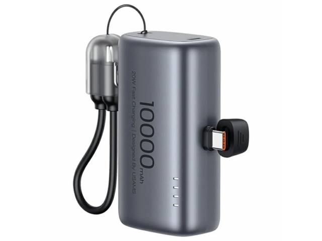 Power Bank USAMS Mini PB80 - Carga Rápida 20W
