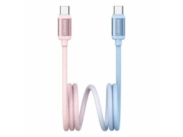 Cable USB-C USAMS Bicolor - Carga Rápida 60W