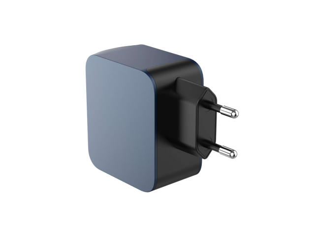 Cargador de Pared Q7 2 USB-C/1 Lightning/1 USB-A USB C a USB C 65W Azul/Negro LDNIO