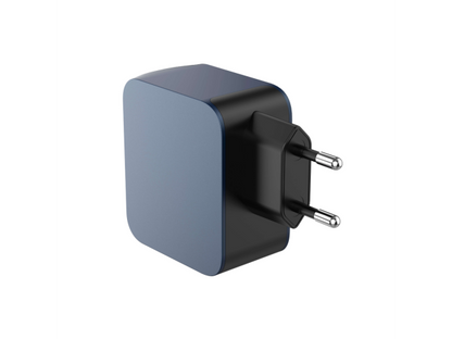 Cargador de Pared Q7 2 USB-C/1 Lightning/1 USB-A USB C a USB C 65W Azul/Negro LDNIO