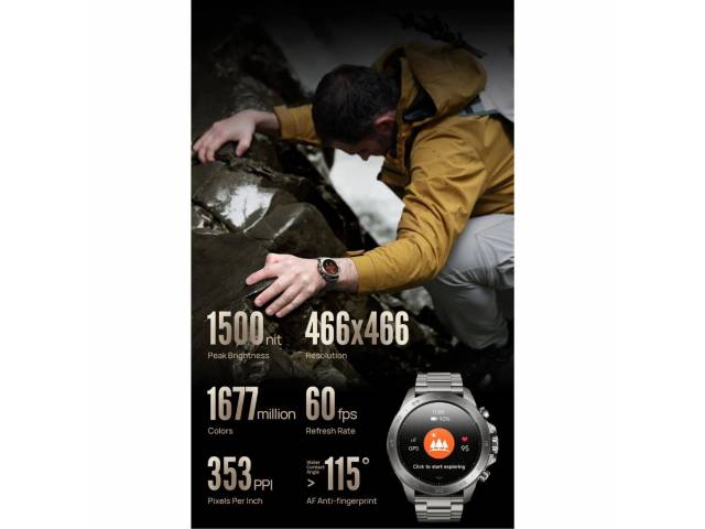 Smartwatch Mibro GS Explorer S Titanium 1.32" 460mAh Gris by Xiaomi