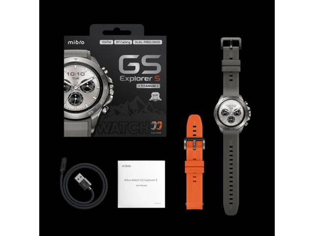 Smartwatch Mibro GS Explorer S Titanium/Silicona 1.32" 460mAh Gris by Xiaomi