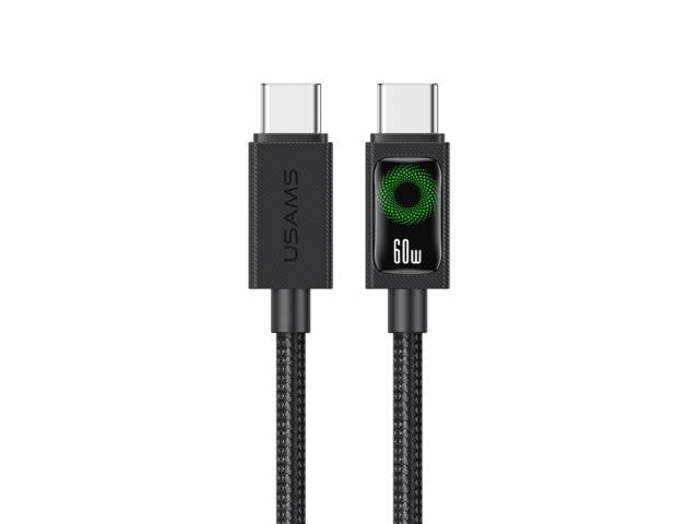 Cable USB-C a USB-C USAMS U92 - Carga Rápida 60W