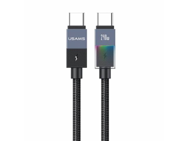 Cable USB-C USAMS SJ775 - Carga 240W con Luces LED